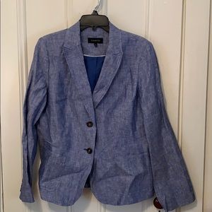 Talbots linen blazer